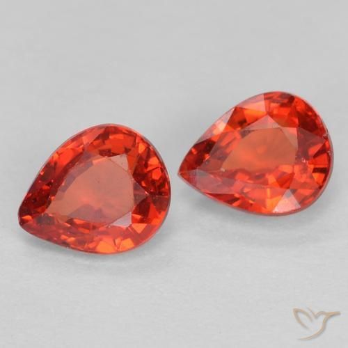 Shop natural 0.88ct Rouge vif Saphir gems, En forme de poire, from Tanzanie at GemSelect. In stock, global shipping!