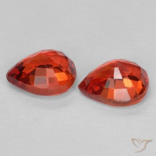 Shop natural 0.88ct Rouge vif Saphir gems, En forme de poire, from Tanzanie at GemSelect. In stock, global shipping!