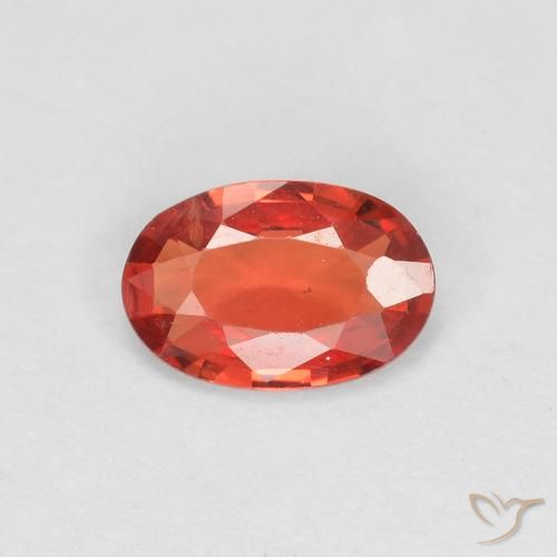 0.47ct Naturel Rouge cramoisi vif Saphir, ovale, VS