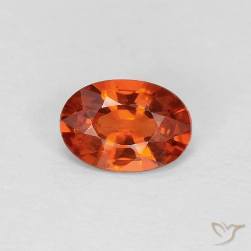 0.48ct Naturel Rouge cramoisi vif Saphir, ovale, VVS