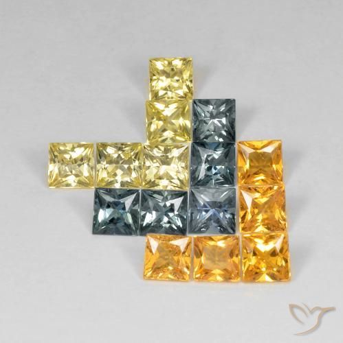 Shop natural 4.52ct Multicolore Saphir gems, Carré, from Tanzanie at GemSelect. In stock, global shipping!