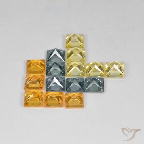 Shop natural 4.52ct Multicolore Saphir gems, Carré, from Tanzanie at GemSelect. In stock, global shipping!