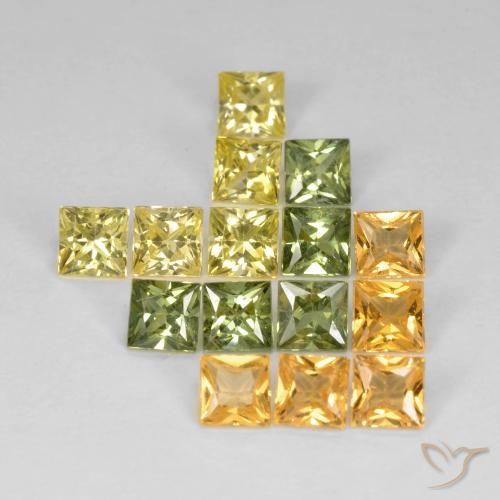 Shop natural 3.65ct Multicolore Saphir gems, Carré, from Tanzanie at GemSelect. In stock, global shipping!