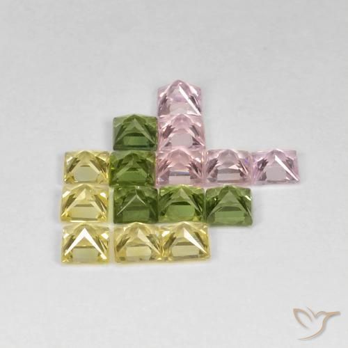 Shop natural 3.68ct Multicolore Saphir gems, Carré, from Tanzanie at GemSelect. In stock, global shipping!