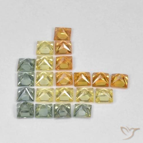 Shop natural 3.07ct Multicolore Saphir gems, Carré, from Tanzanie at GemSelect. In stock, global shipping!