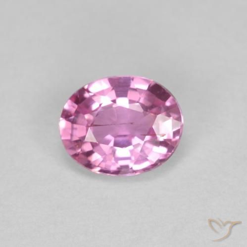 0.46ct Naturel Rose intense Saphir, ovale, VS