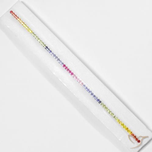 5.63ctw Naturel Multicolore Saphir, Tour, VS