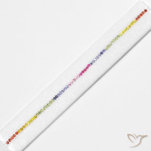 5.27ctw Naturel Multicolore Saphir, Tour, VS
