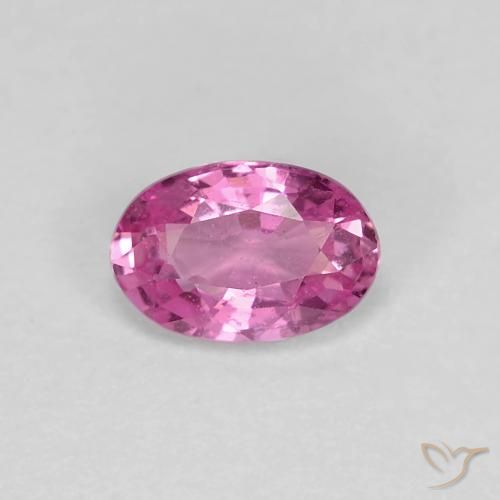 0.62ct Naturel Violet rougeâtre Saphir, ovale, VS