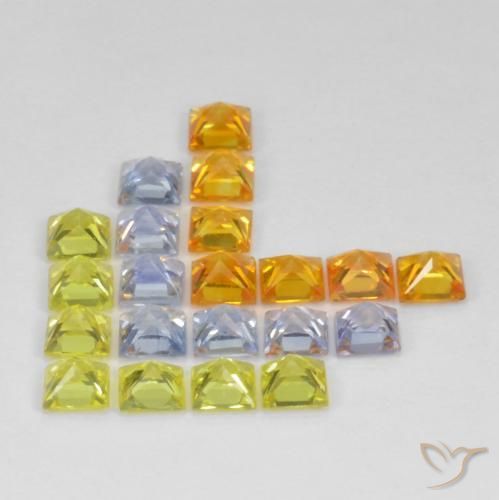 Shop natural 3.62ct Multicolore Saphir gems, Carré, from Tanzanie at GemSelect. In stock, global shipping!