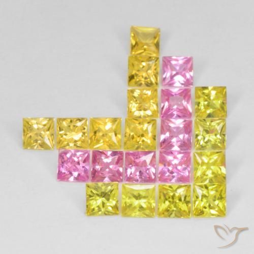 Shop natural 3.24ct Multicolore Saphir gems, Carré, from Tanzanie at GemSelect. In stock, global shipping!