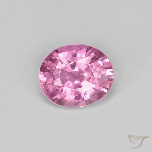 0.49ct Naturel Rose pourpre royal très clair Saphir, ovale, VS