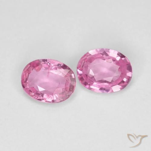 Shop natural 0.71ct Rose très clair Saphir gems, ovale, from Madagascar at GemSelect. In stock, global shipping!