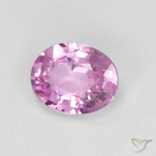 Saphir Pourpre intense naturelle ovale, 0.52 ct, VVS