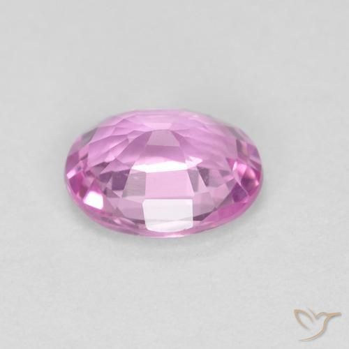 Saphir Pourpre intense naturelle ovale, 0.52 ct, VVS