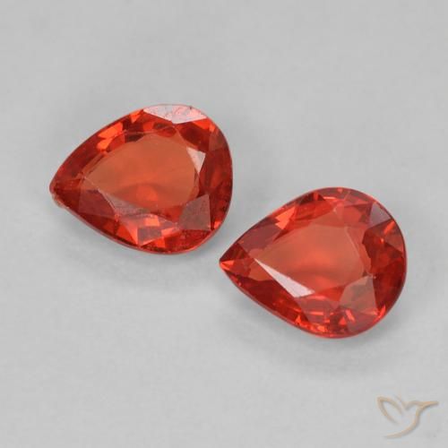 Shop natural 0.86ct Rouge moyen Saphir gems, En forme de poire, from Tanzanie at GemSelect. In stock, global shipping!