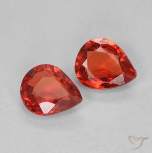 Shop natural 0.86ct Rouge moyen Saphir gems, En forme de poire, from Tanzanie at GemSelect. In stock, global shipping!