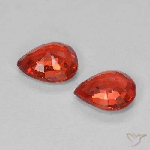 Shop natural 0.86ct Rouge moyen Saphir gems, En forme de poire, from Tanzanie at GemSelect. In stock, global shipping!