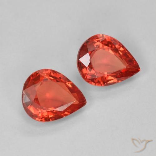 Shop natural 0.91ct Rouge vif Saphir gems, En forme de poire, from Tanzanie at GemSelect. In stock, global shipping!