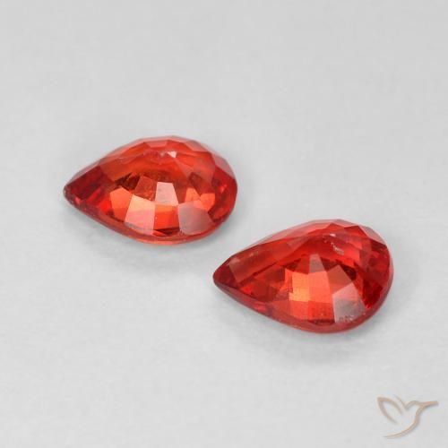 Shop natural 0.83ct Rouge vif Saphir gems, En forme de poire, from Tanzanie at GemSelect. In stock, global shipping!