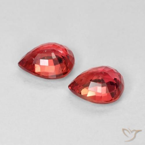 Shop natural 0.95ct Rouge moyen Saphir gems, En forme de poire, from Tanzanie at GemSelect. In stock, global shipping!