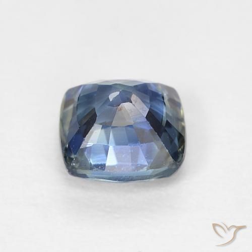 Saphir Bleu marine naturelle Coussin, 0.70 ct, VS