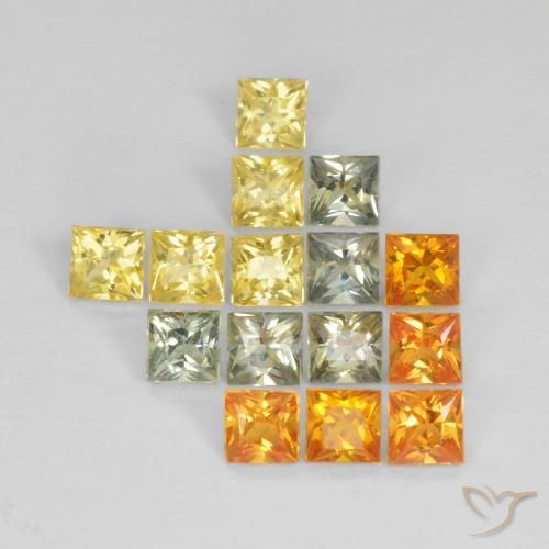 Shop natural 2.01ct Multicolore Saphir gems, Carré, from Tanzanie at GemSelect. In stock, global shipping!
