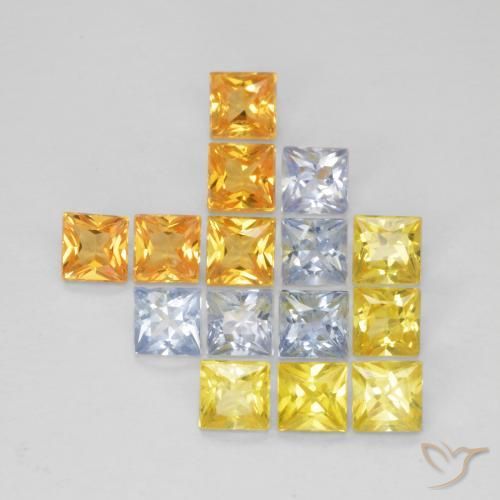 Shop natural 2.69ct Multicolore Saphir gems, Carré, from Tanzanie at GemSelect. In stock, global shipping!