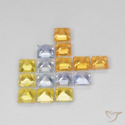 Shop natural 2.69ct Multicolore Saphir gems, Carré, from Tanzanie at GemSelect. In stock, global shipping!