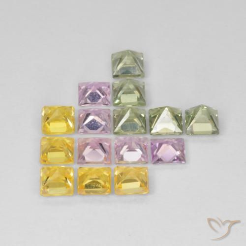 Shop natural 3.35ct Multicolore Saphir gems, Carré, from Tanzanie at GemSelect. In stock, global shipping!