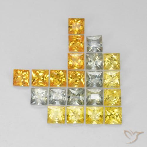Shop natural 2.63ct Multicolore Saphir gems, Carré, from Tanzanie at GemSelect. In stock, global shipping!