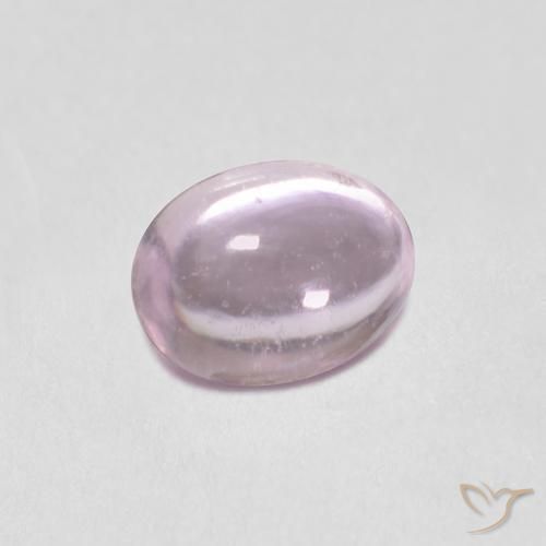 Saphir Ton rose très clair naturelle ovale, 0.51 ct, Transparent