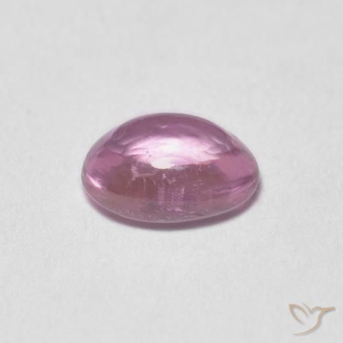 Saphir Rose très clair naturelle ovale, 0.49 ct, Transparent