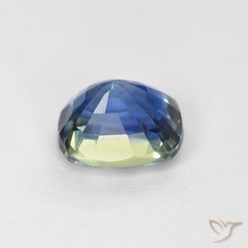 Saphir Bleu naturelle Coussin, 0.81 ct, VVS-VS