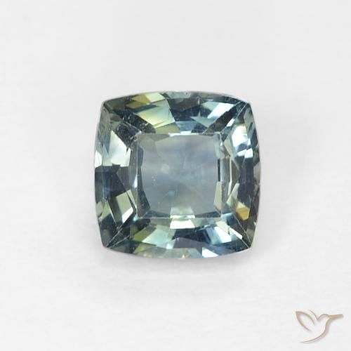 0.80ct Naturel Multicolore Saphir, Coussin, VS