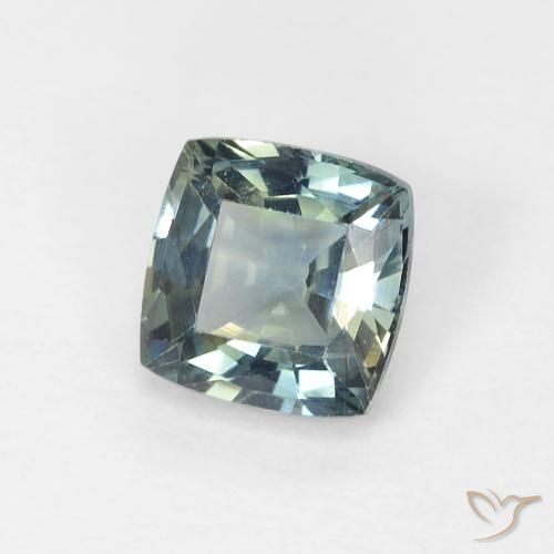 Saphir Multicolore naturelle Coussin, 0.80 ct, VS