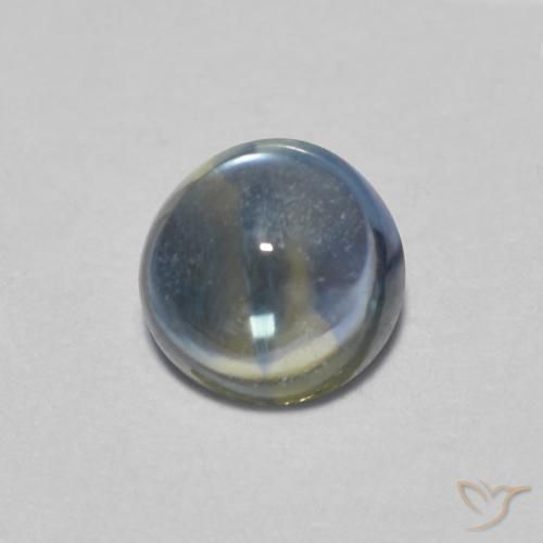 0.42ct Naturel Bleu pastel Saphir, Tour, Transparent