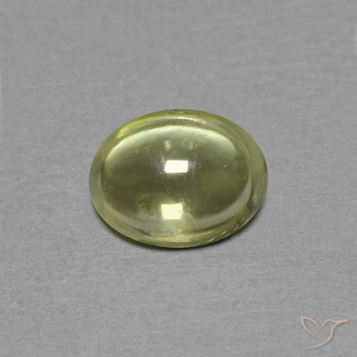 0.46ct Naturel Jaune moyen Saphir, ovale, Transparent