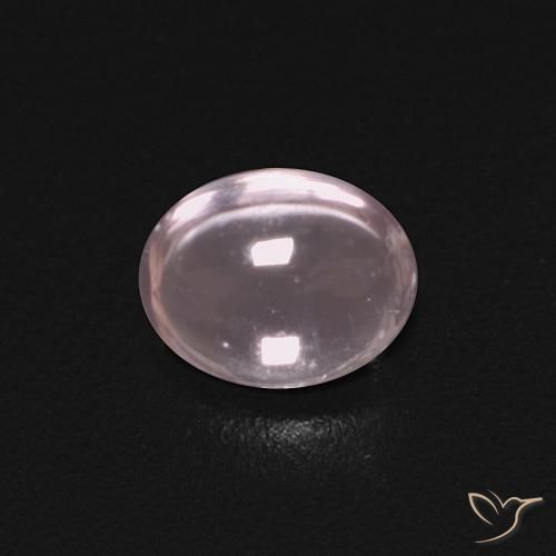 Saphir Pourpre très clair naturelle ovale, 0.48 ct, Transparent