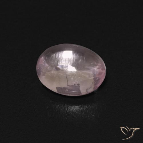 Saphir Pourpre très clair naturelle ovale, 0.48 ct, Transparent