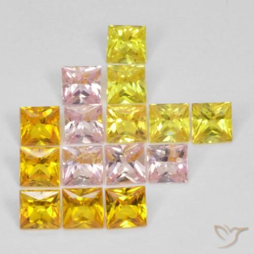Shop natural 2.28ct Multicolore Saphir gems, Carré, from Tanzanie at GemSelect. In stock, global shipping!