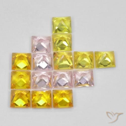 Shop natural 2.28ct Multicolore Saphir gems, Carré, from Tanzanie at GemSelect. In stock, global shipping!