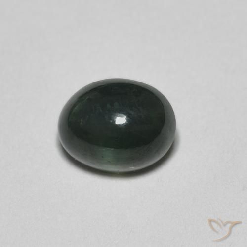 0.67ct Naturel Vert Saphir, ovale, Translucide