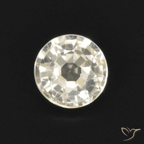 0.47ct Naturel Jaune clair Saphir, Tour, VVS