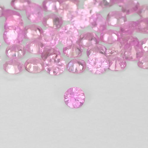 Saphir Rose clair naturelle Tour, 0.02 ct, VS