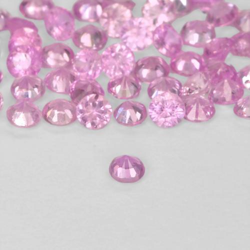 Saphir Rose clair naturelle Tour, 0.02 ct, VS