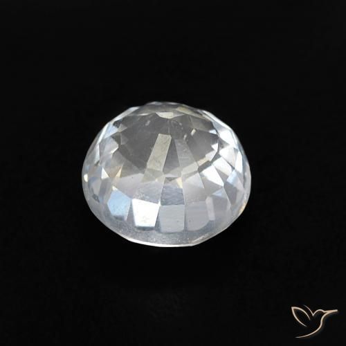 Saphir Blanc bleuâtre naturelle Tour, 0.58 ct, VVS-VS
