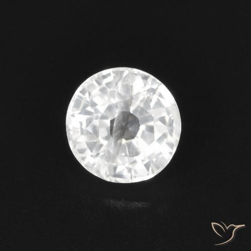 0.50ct Naturel Blanc Saphir, Tour, VS