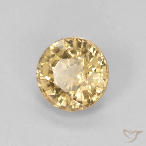 Saphir Doré naturelle Tour, 0.67 ct, VVS-VS