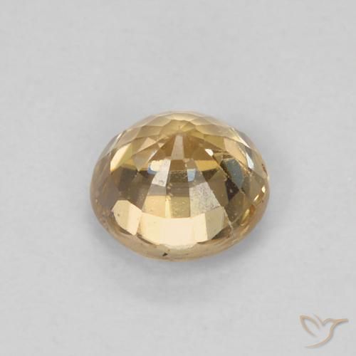 Saphir Doré naturelle Tour, 0.67 ct, VVS-VS